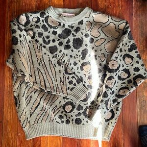 Just an Awesome vintage leopard sweater ⚡️